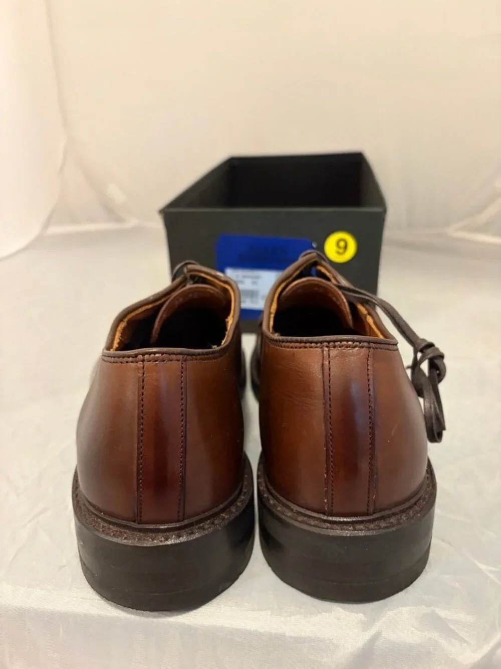 Allen Edmonds Drake Mahogany LE leather brown men’s dress shoes size 9 3E 6562S